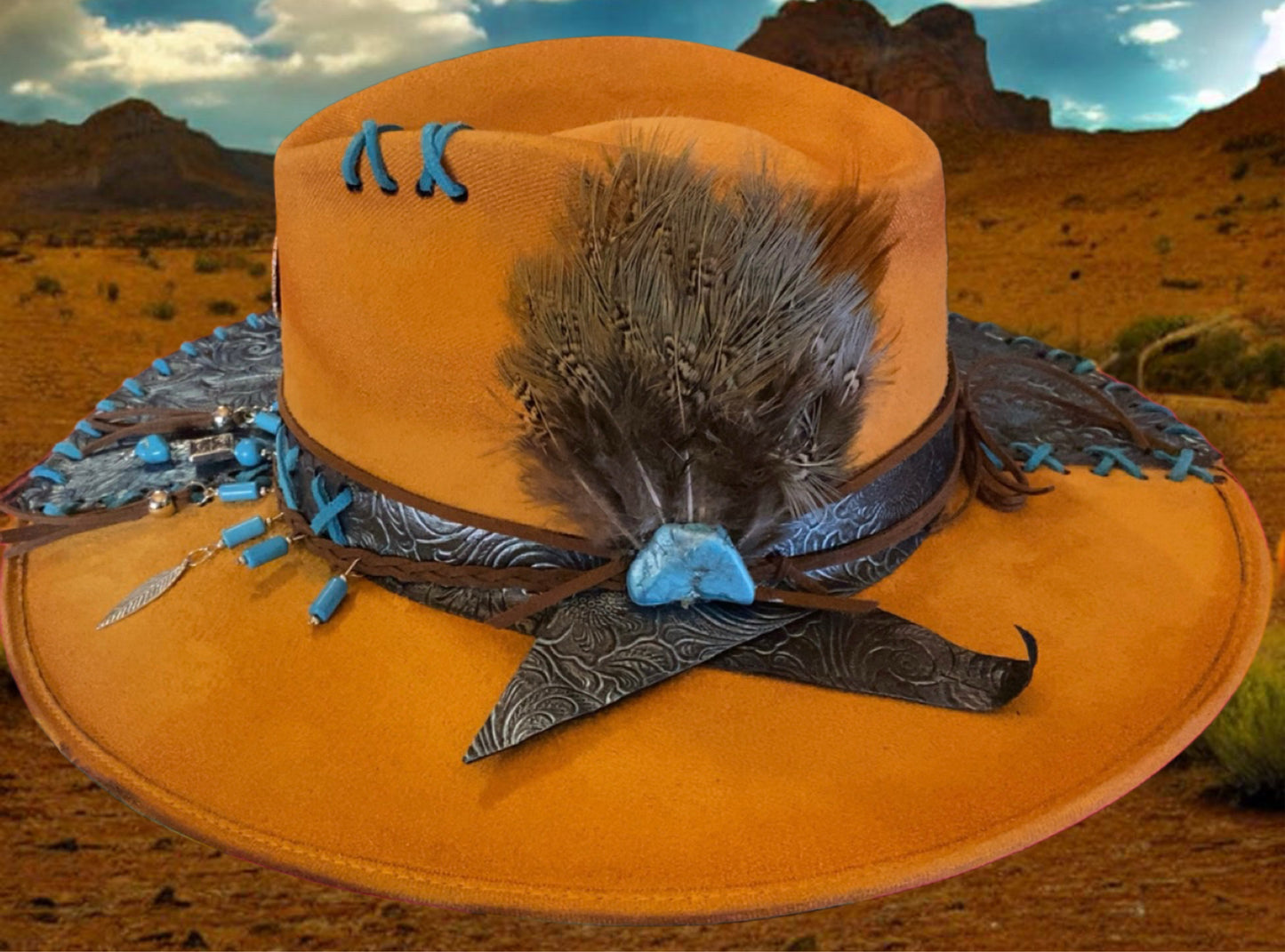 Custom maluma stitched indiana art hat