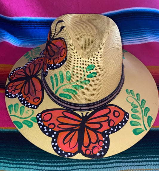 Hand painted “Maripily” hat