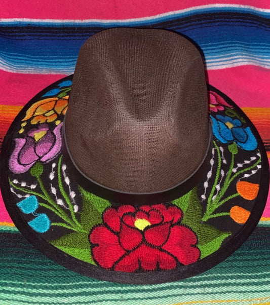 Embroidered “rosita” hat