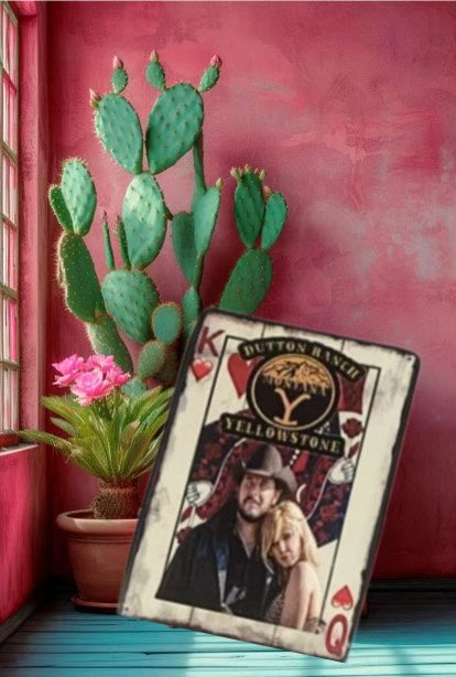 "Yellow Stone" Poker card