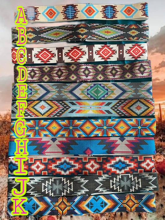 Aztec Sublimated Hats Bands