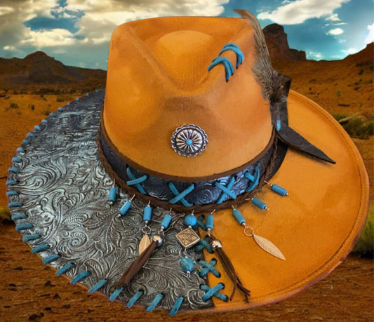 Custom maluma stitched indiana art hat